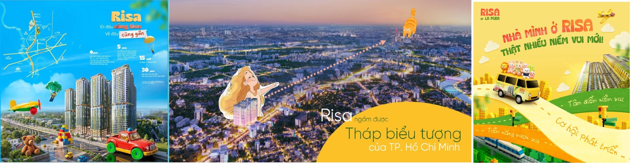 Vị trí mặt tiền Quốc lộ 13 của dự án Risa Lapura
